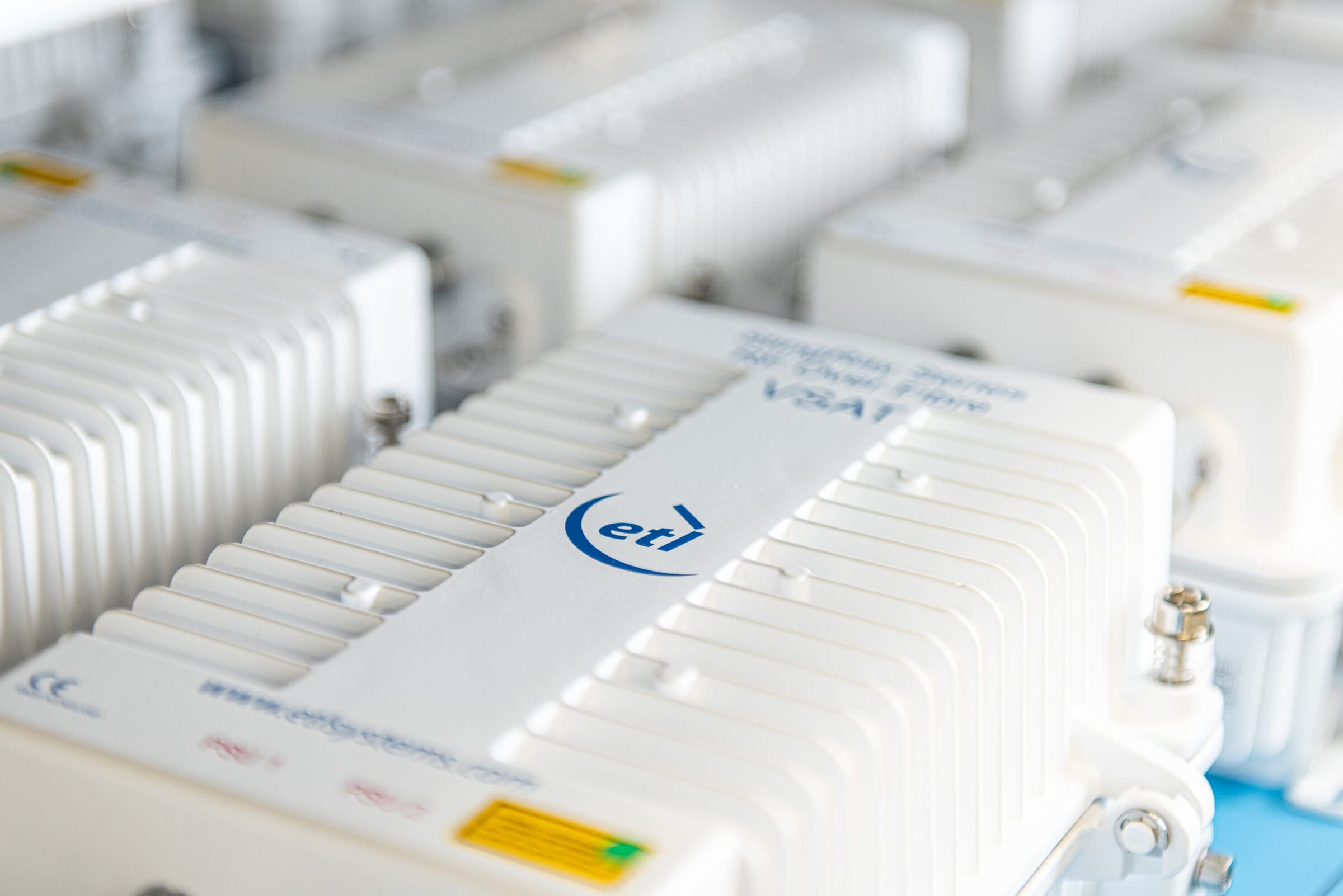 Tested VSAT units ready for shipping